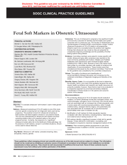 Fetal Soft Markers in Obstetric Ultrasound