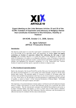 ICCPR Article 20