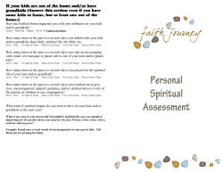 If your kids are out of the home and/or have grandkids (Answer this