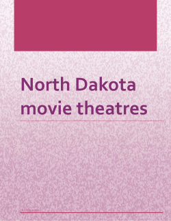 North Dakota movie theatres - Movie