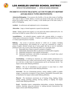 Attachment B-Issue Types Definistions