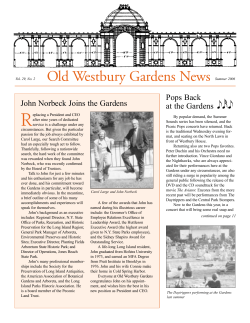 Old Westbury Gardens News Summer 2006