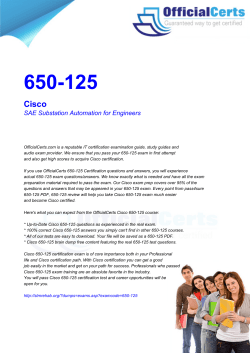 650-125 Cisco SAE Substation Automation for Engineers