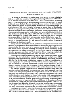 Non-genetic Mating Preference as a Factor in Evolution