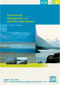 International management in the Columbia River system