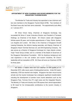 press r elease - National Archives of Singapore