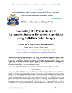 Evaluating the Performance of Automatic Sunspot Detection