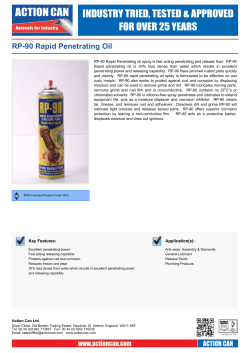 RP-90 Rapid Penetrating Oil