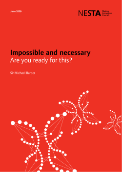 Impossible and necessary