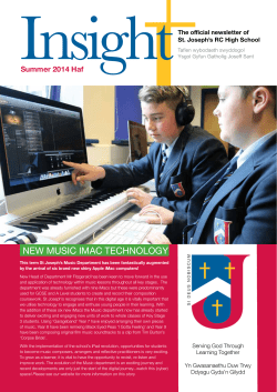 new music imac technology - St Joseph`s RC High School
