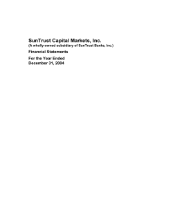SunTrust Capital Markets, Inc.