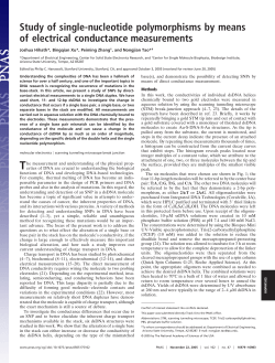 Study of Nucleotide Polymorphisms via Electrical