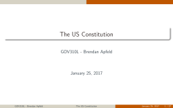 The US Constitution