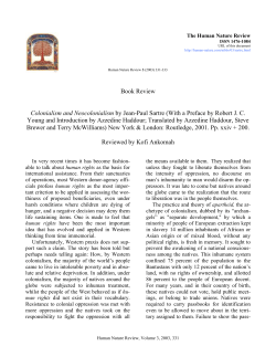Book Review Colonialism and Neocolonialism by Jean