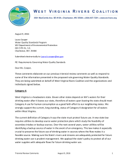 These comments elaborate on our previous triennial review