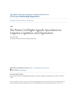 - CUA Law Scholarship Repository