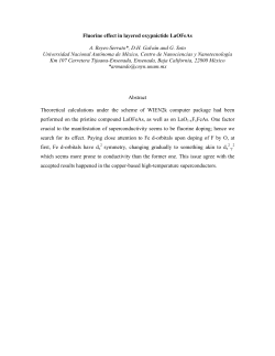 Fluorine effect in layered oxypnictide LaOFeAs A