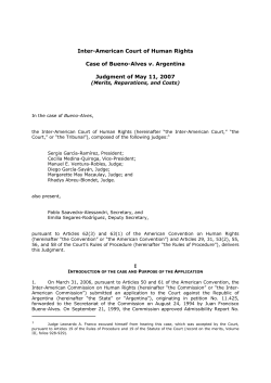Bueno-Alves v. Argentina - Corte Interamericana de Derechos