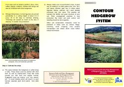 contour hedgerow.pub - Bureau of Soils and Water Management
