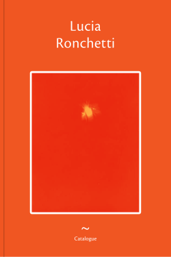 Lucia Ronchetti Catalogue By Nero