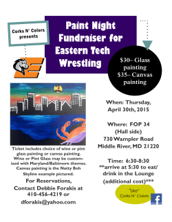 Paint Night Fundraiser for Eastern Tech Wrestling