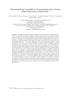 Measuring Brain Variability by Extrapolating Sparse Tensor Fields