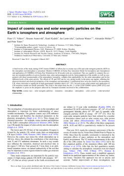 Impact of cosmic rays and solar energetic particles on the Earth`s