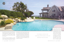 Pool design is both art and technology, which means on-the