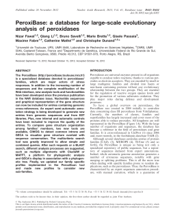 PeroxiBase: a database for large-scale evolutionary analysis of
