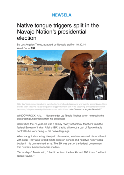 Navajo Language Article