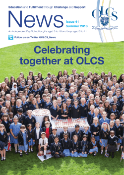 Celebrating together at OLCS