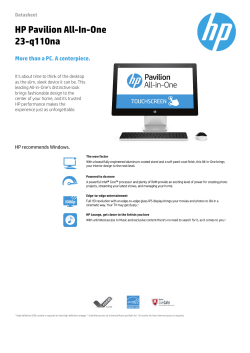 HP Pavilion All-In-One 23
