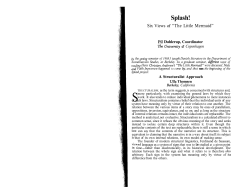 Splash! - University of Wisconsin&ndash;Madison