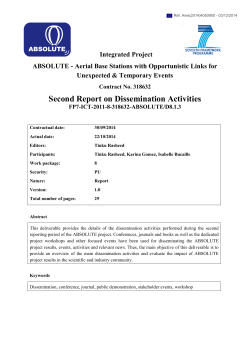 FP7 ABSOLUTE Deliverable Template