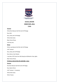 SCHOOL UNIFORM GRADE FOUR - (Girls)