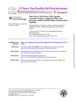Peptides Receptor S1PR2 and Releasing Antimicrobial Vaccinia