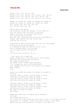 Krayzie Bone Murda Mo - pisnicky