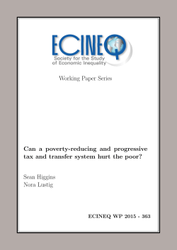 Can a poverty-reducing and progressive tax and transfer