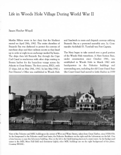Life in Woods Hole Village During World War II