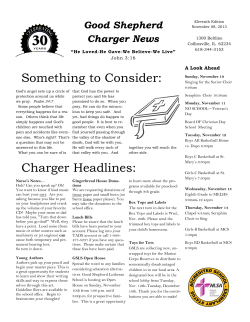 Charger Headlines: Something to Consider