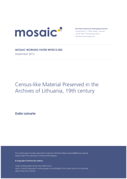 - Censusmosaic