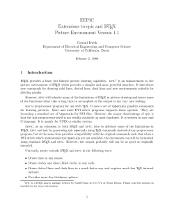 EEPIC Extensions to epic and LATEX Picture Environment Version 1.1