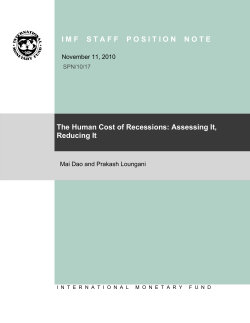 The Human Cost of Recessions