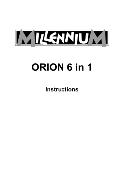 ORION 6 in 1 - Millennium 2000