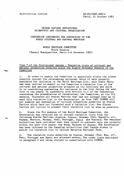 English - UNESCO World Heritage Centre