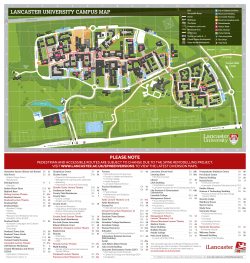 Campus Map - Lancaster University