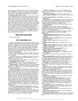TEST SOLUTIONS (TS)