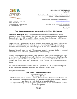 Sybil Dunbar Commemorative Marker Dedication