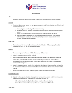 12.12.2016 REGULATIONS TITLE 1. The official title of the