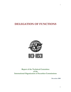 delegation of functions